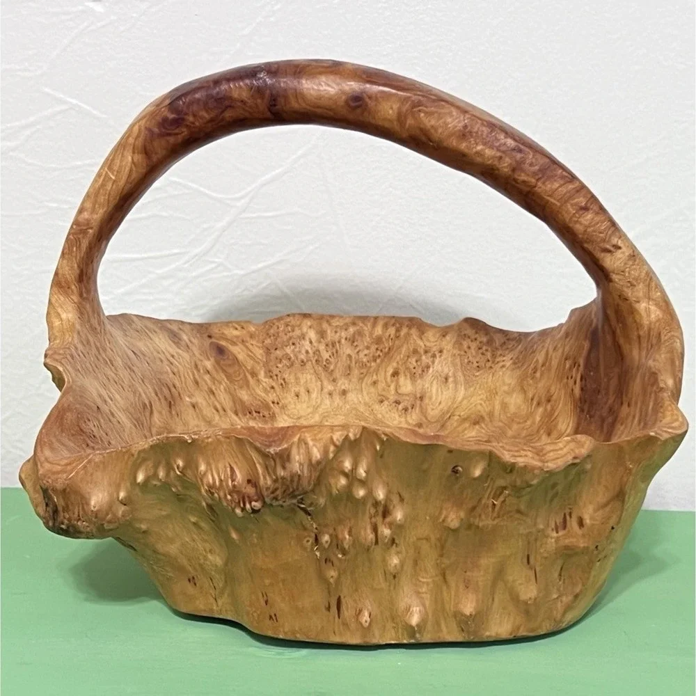 Handmade burl wood